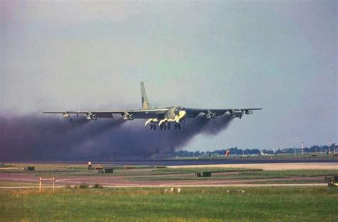 B-52 taking off