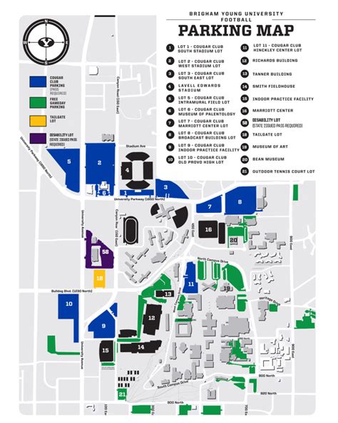 BYU Basketball Map