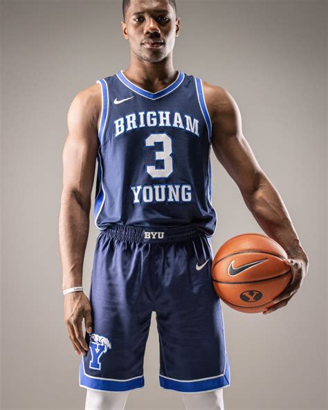 BYU Basketball Player in Action