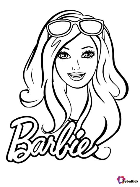 Barbie Coloring Page Variations