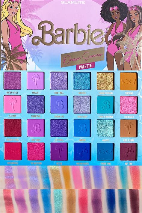 Barbie Eyeshadow Palette Swatches