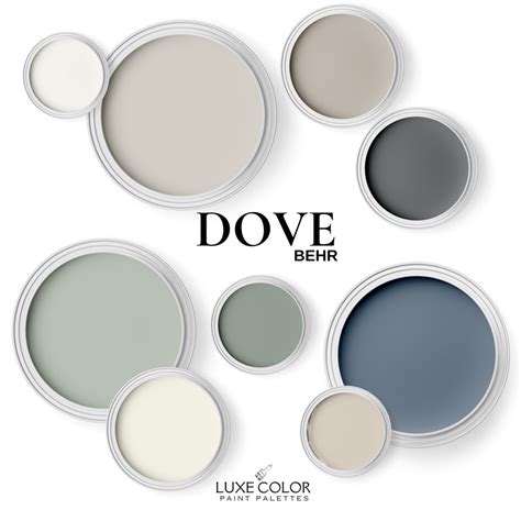 Behr Dove Color Palette Usage