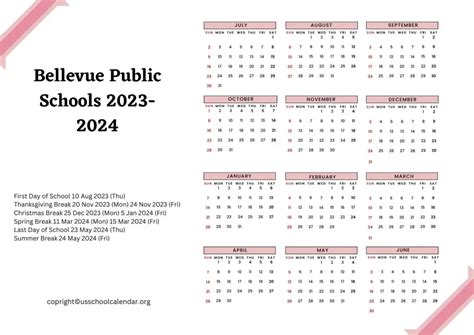 Bellevue Public Schools Nebraska Calendar Event