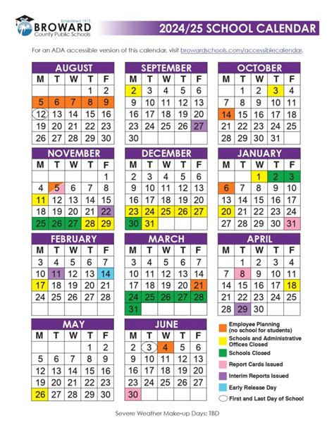 Benefits of Broward District School Calendar