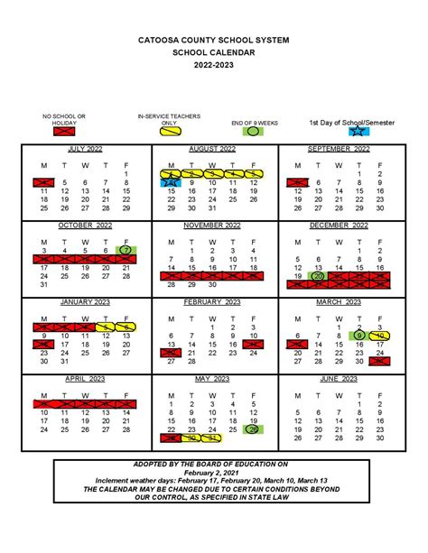 Benefits of Catoosa County Schools Ga Calendar