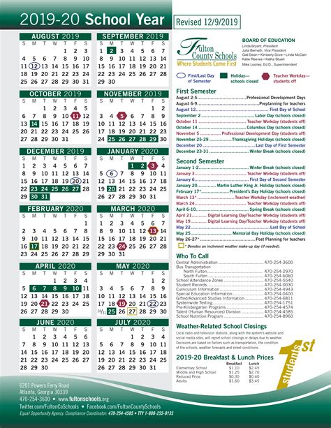 Benefits of Fulton County Schools Calendar