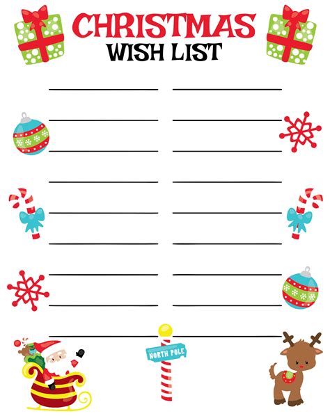 Benefits of Using Christmas List Templates