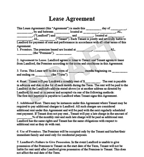 Benefits of Using a Lease Agreement