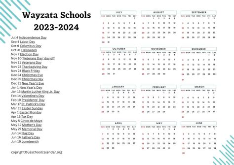 Benefits of Wayzata Schools Calendar