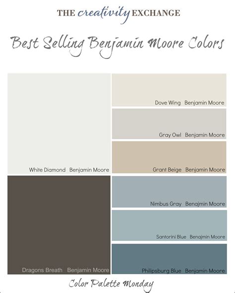 Benjamin Moore 2025 Color Palette