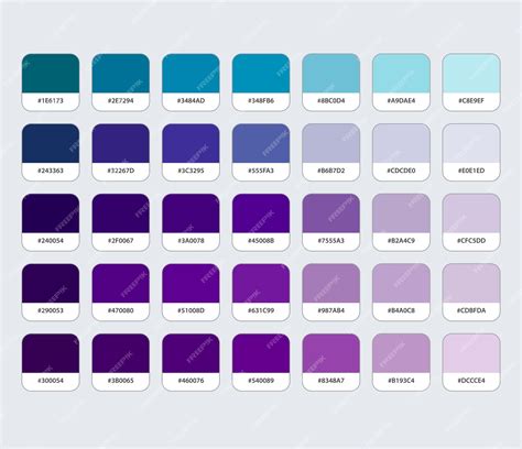 Blue Purple Color Palette Example 3