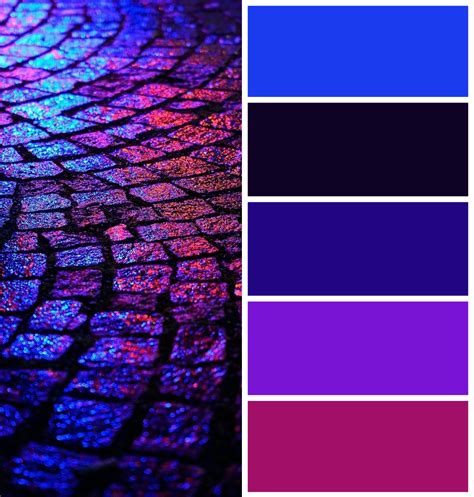 Blue Purple Color Palette Example 8