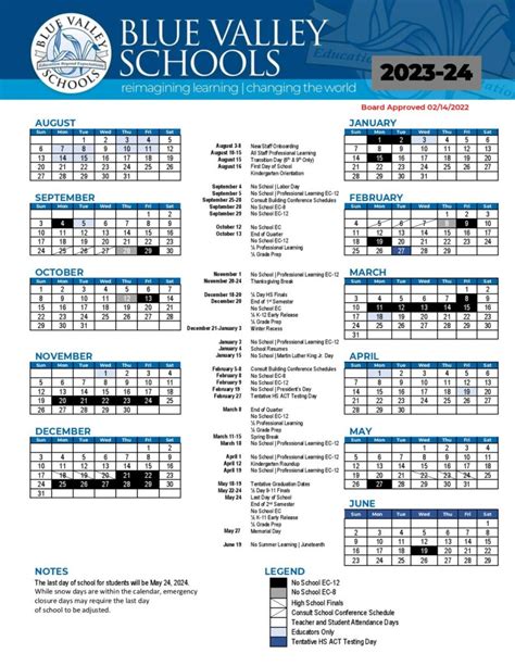 Blue Valley Calendar Sharing