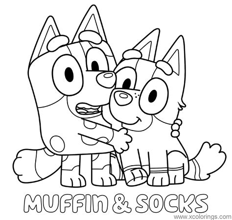 Bluey Coloring Pages Printable Online