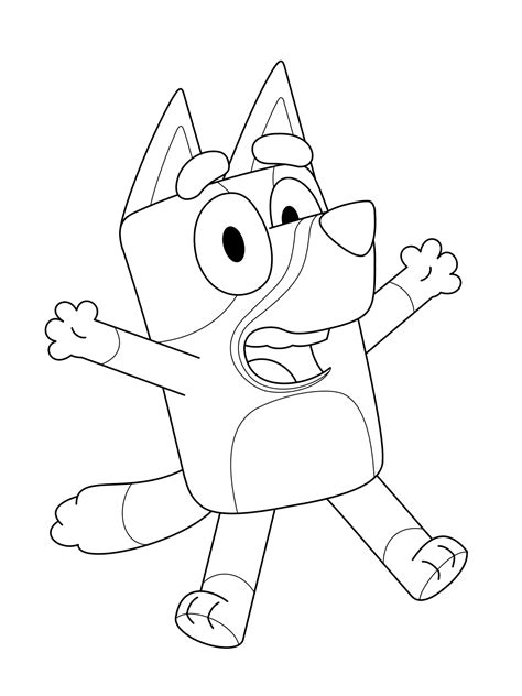 Bluey Coloring Pages Printable for Boys