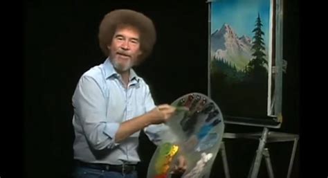 Bob Ross Palette Portrait Example 8