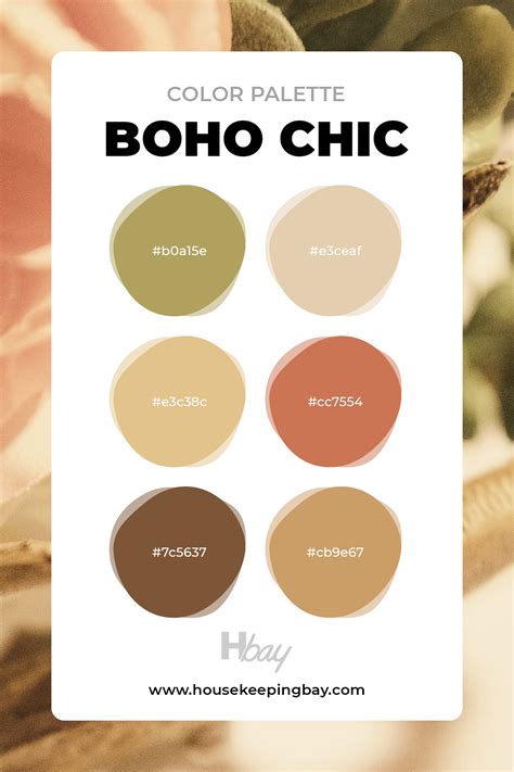 Bohemian Art Colour Palette