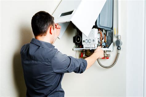 Boiler Technician performing maintenance