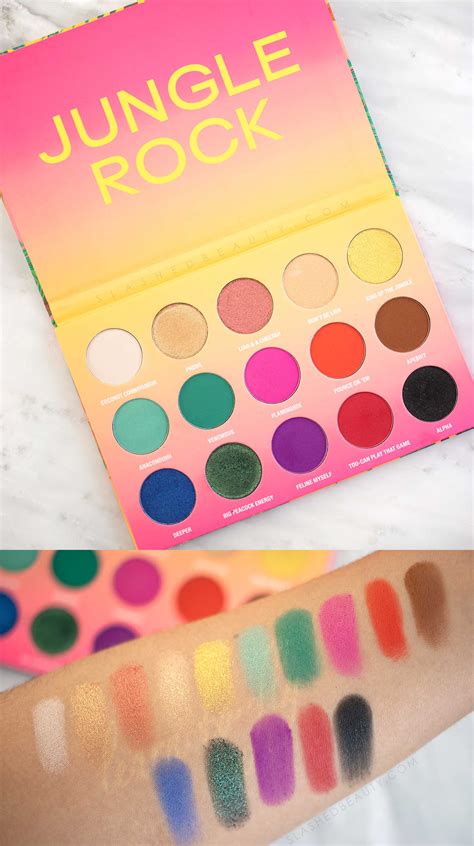 Bretman Rock Makeup Palette Swatches