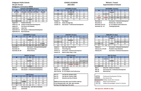 Benefits of Bridgeport Public Schools Calendar