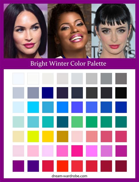 Bright Winter Color Palette