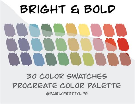 Bright and Bold Color Palette