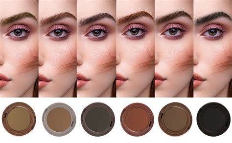 Brow Powder Palette Application Techniques