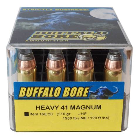 Buffalo Bore Anti-Personnel 41 Mag 210gr JHP