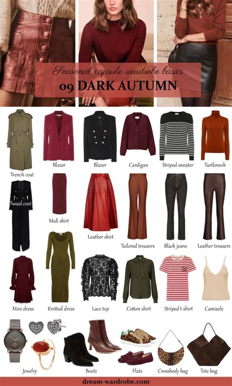 Burgundy Red Skirt for Autumn Color Palette Capsule Wardrobe