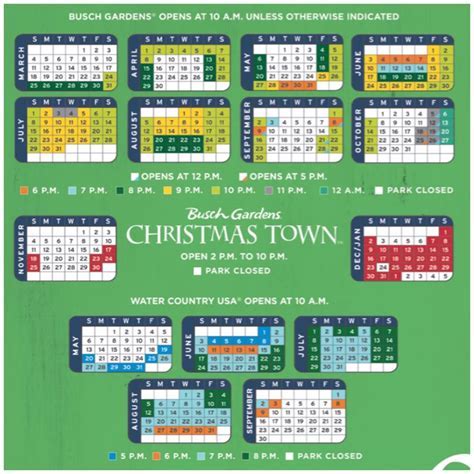 Busch Gardens Crowd Calendar Guide