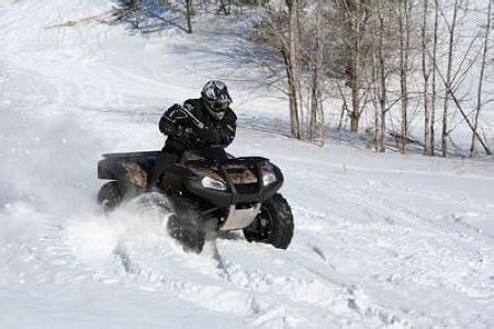 Bushwhacker ATV Snow Riding