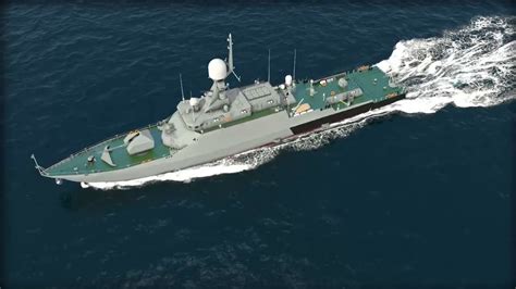 Buyan-class corvette with advanced stealth capabilities