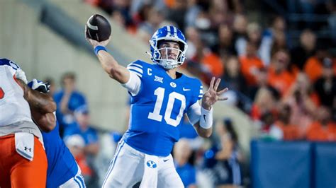 BYU football team in action