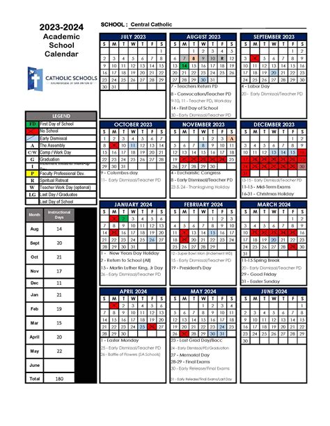 CHS Calendar Academic Success