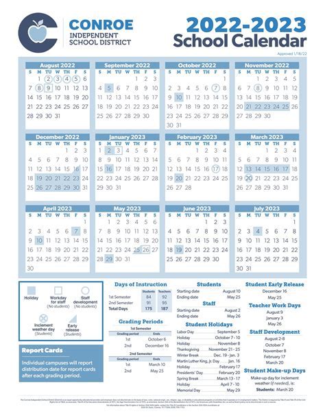 CISD School Calendar and Teacher Support