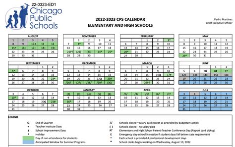 CPS Calendar Resources