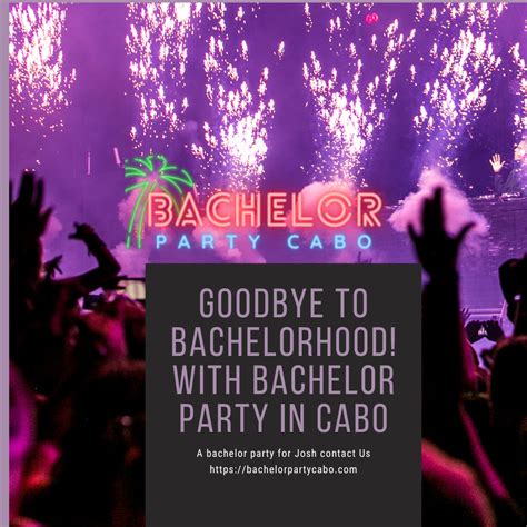 Cabo Bachelor Party Ideas