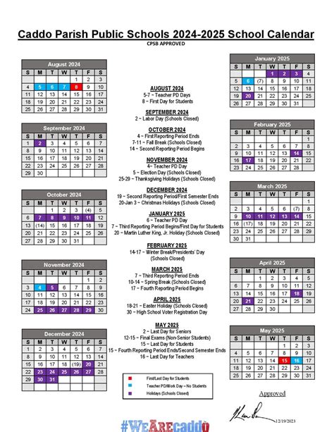 Caddo Parish School Calendar