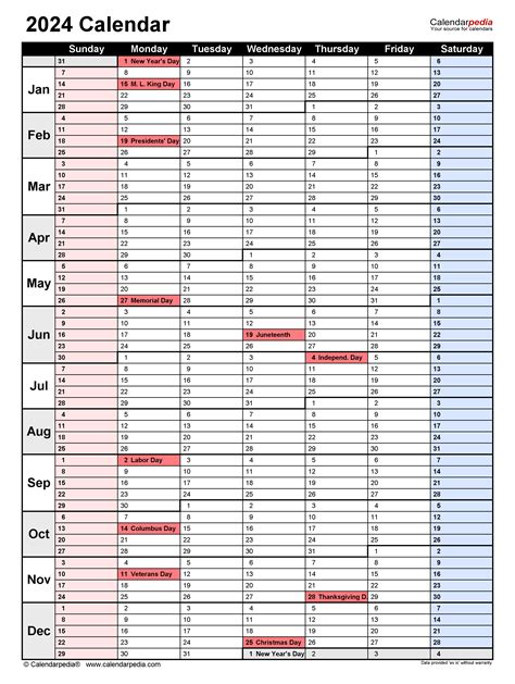 Calendar 2024 Planning