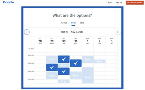 Description of Calendar Availability Management