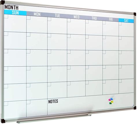 Calendar Dry Erase Board for Home