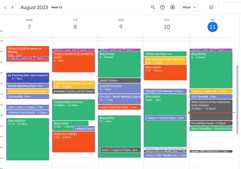 Calendar Management Tips