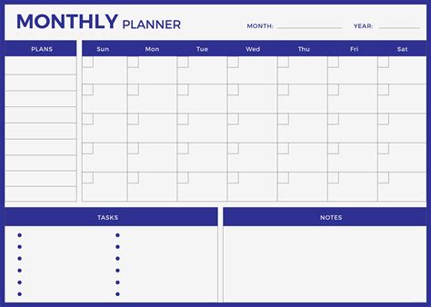 Calendar Planner Template