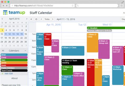 Calendar Sharing Options