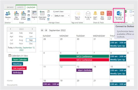 Calendar Syncing