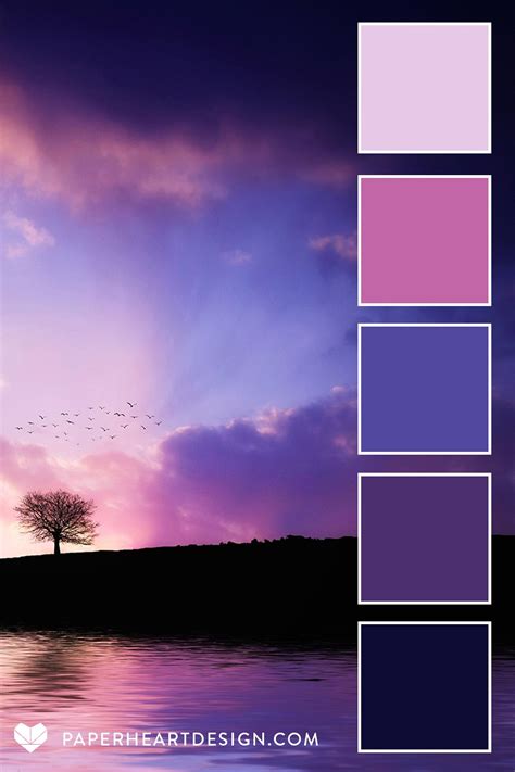 Calming Dusk Colors