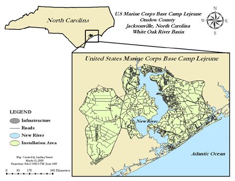 Camp Geiger Location Map