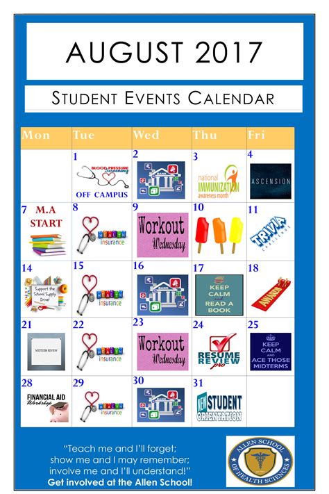 Campus Events Calendars