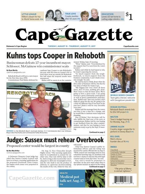 Cape Gazette Obituaries