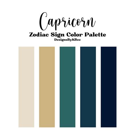 Capricorn Color Palette